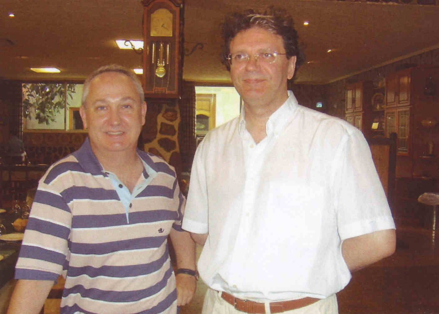 con Enrique Sanz-Burguete